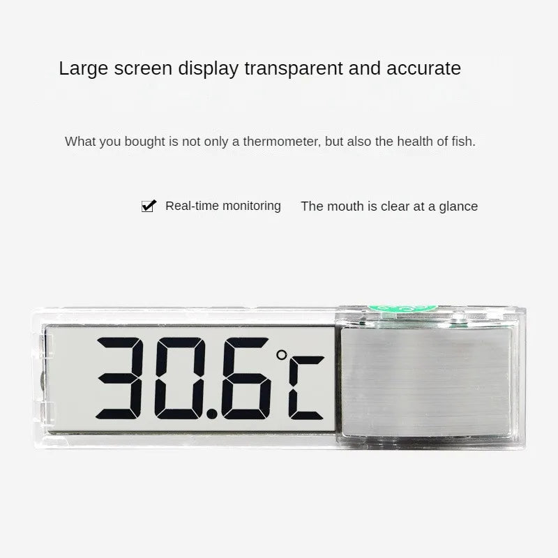 Keep your aquarium just right with this electronic LCD digital thermometer—easy to read and ultra-accurate!