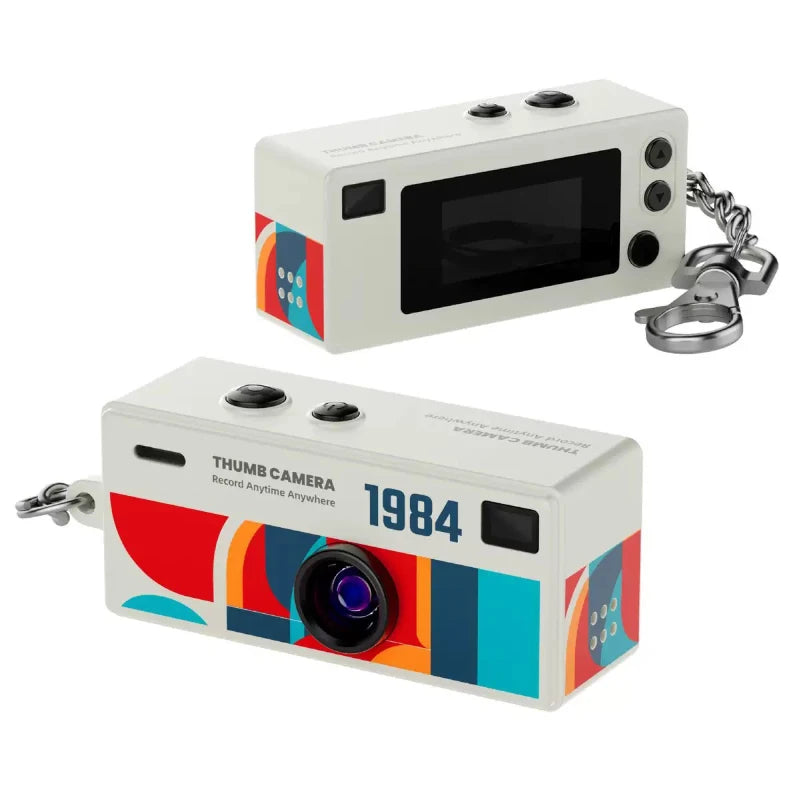 Retro Mini Keychain Thumb Camera 1080P