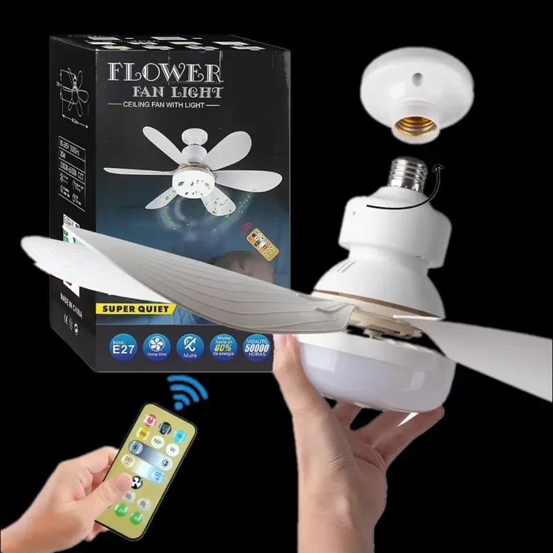 LED Ceiling Fan Light with Remote
