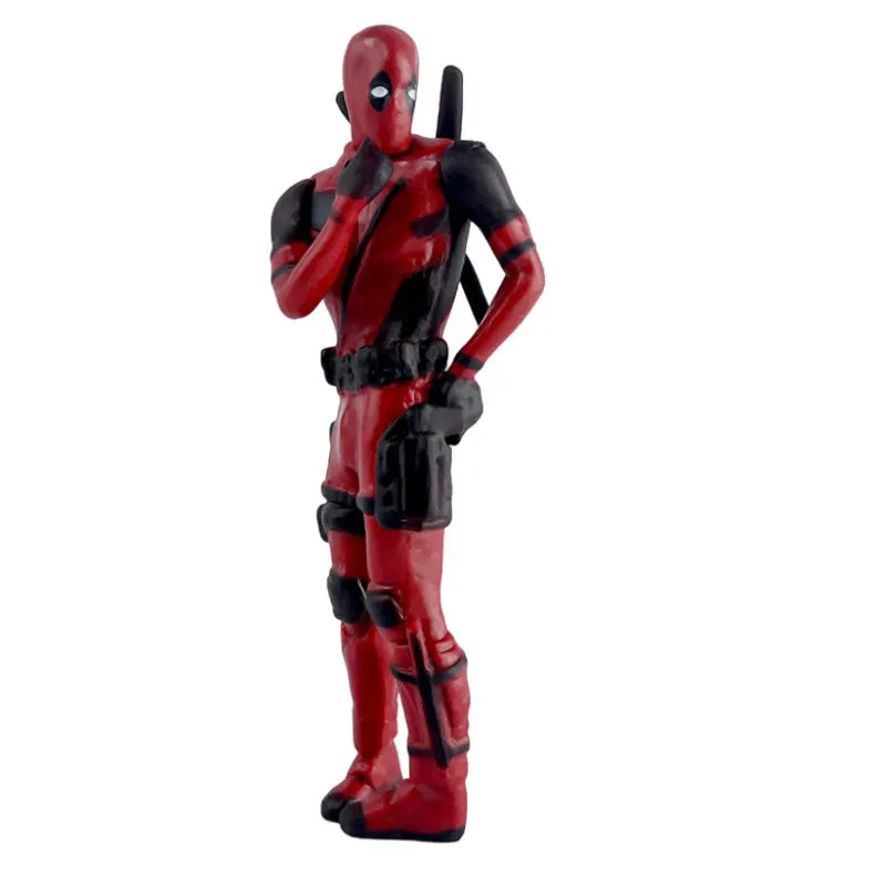 Anime Deadpool Action Figure Car Interior Decoration Toy Pendant Car Accessories Model Mini Doll Figurine Kids Toys Gift