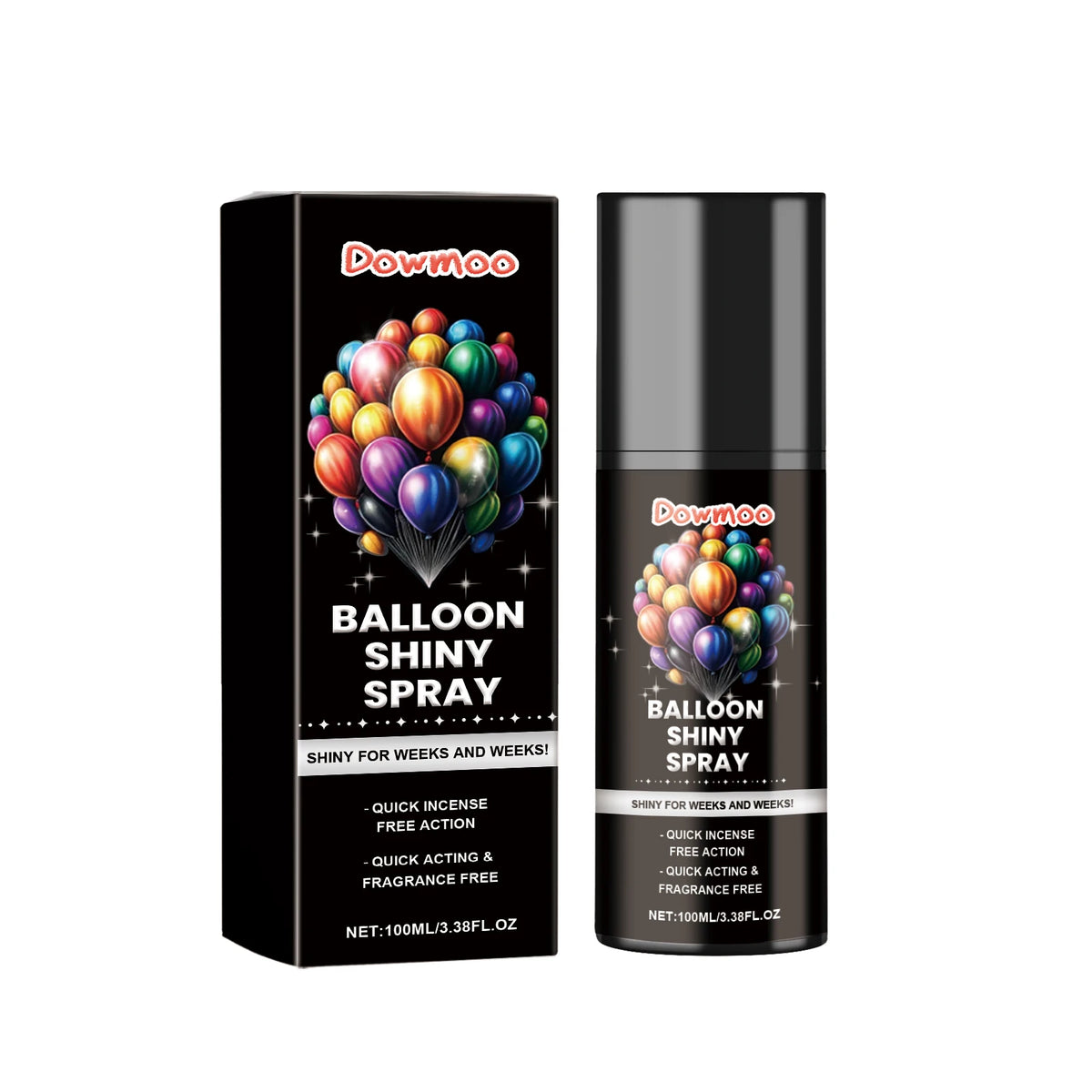 Balloon Shine Enhancer Spray Instant Gloss Polish Party Decoration Supplies Safe Formula Quick Dry For Birthday Wedding Events