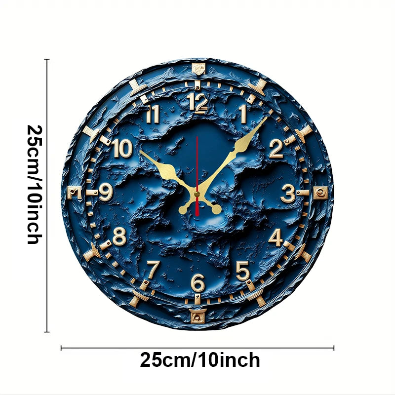 Modern Minimalist Dial Wooden Round Silent Hanging Wall Clock,Suitable For Living Room,Office,Study Room,Bedroom,Home Decoration