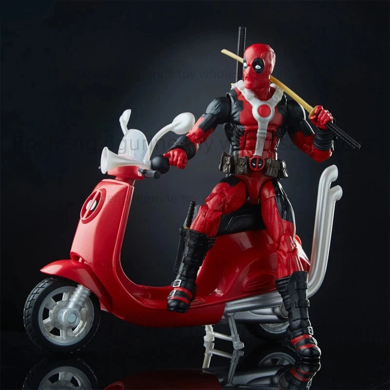 Hasbro Genuine Marvel Legends Punisher Ghost Rider Deadpool Wolverine Motorcycle Action Figure Model Toys for Boys Gifts