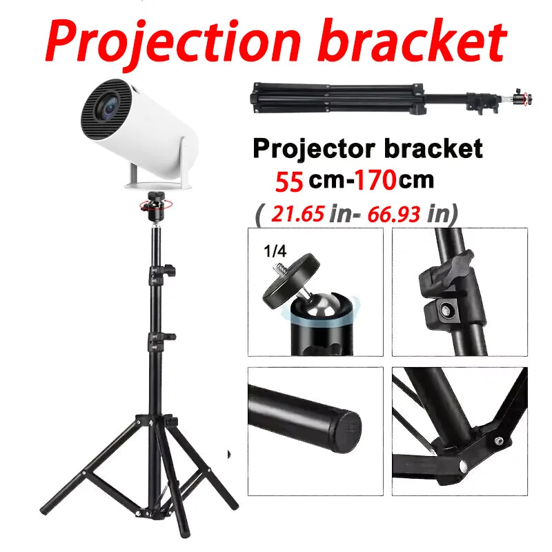 Projector stand live tripod portable photo video selfie flat-standing folding mobile phone stand triangular wholesale