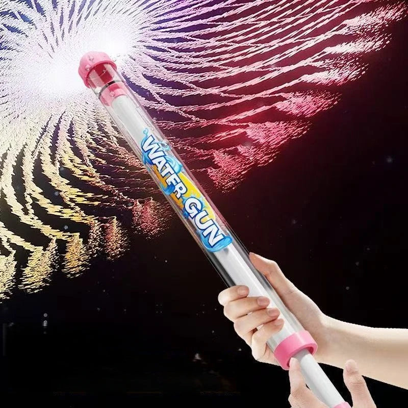Fireworks Water Gun, Water God Tool Beach Small Water Spray Pulling Fireworks Water Gun Children Drifting Play Gift Toy