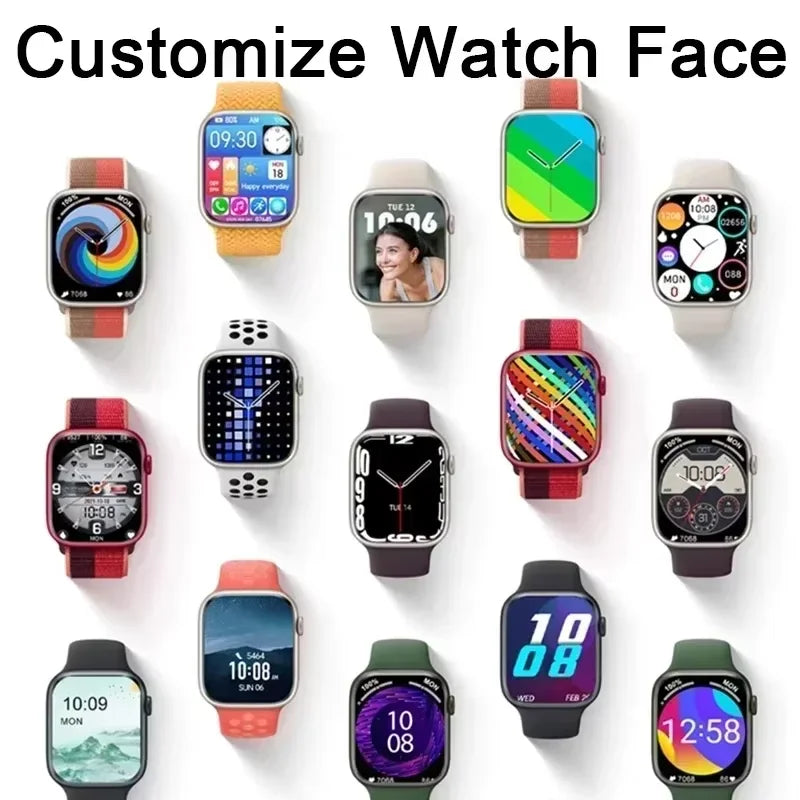 Stay connected and track your health with this stylish smartwatch for men and women—compatible with Android and iOS!