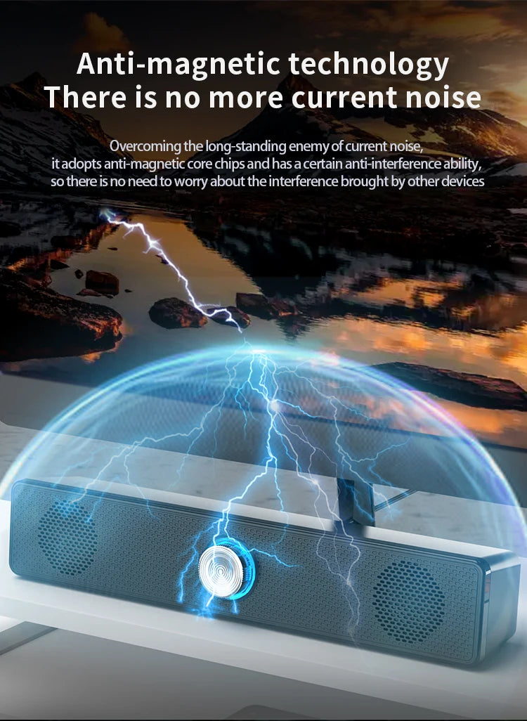 Surround Speaker Home Theater Sound System Computer Soundbar For TV Subwoofer Wired Stereo Strong Bass