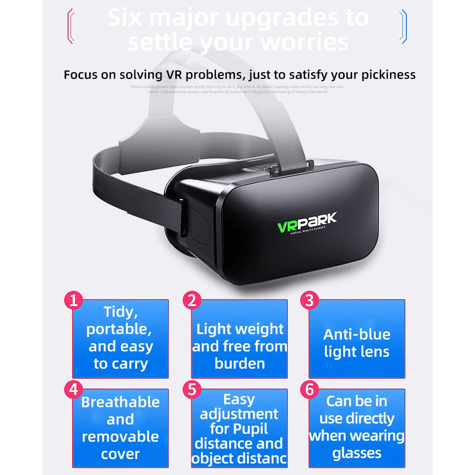 VR Glasses 3D Virtual Reality Headset
