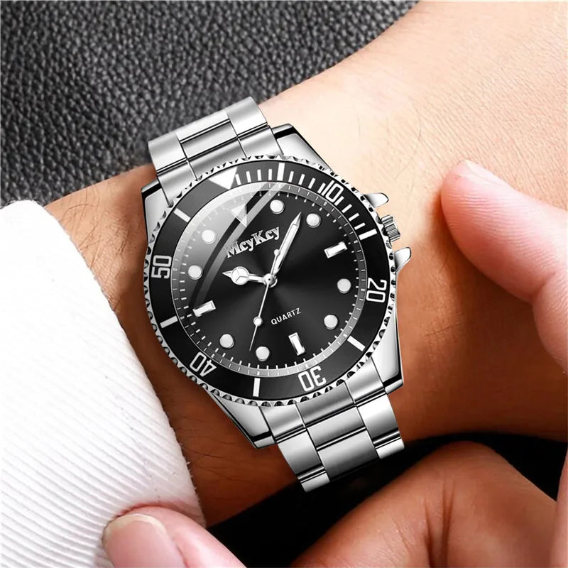 1PC Surprise Mystery Watch Blind Box-Fashion Large Dial Men Business Watches Casual Clock Sports Quartz Wristwatch（Without Box）