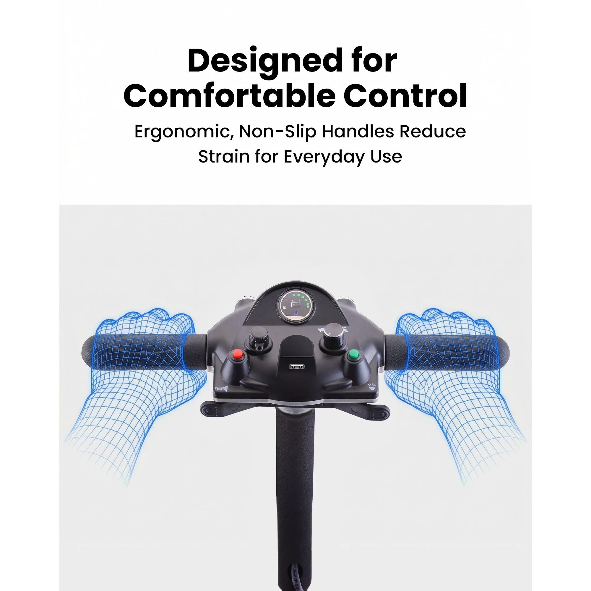 Foldable 4-Wheel Mobility Scooter for Seniors, 200W, 15.5 Mile Range, Lightweight Portable Travel Scooter with 9-Inch Tires and Storage Basket