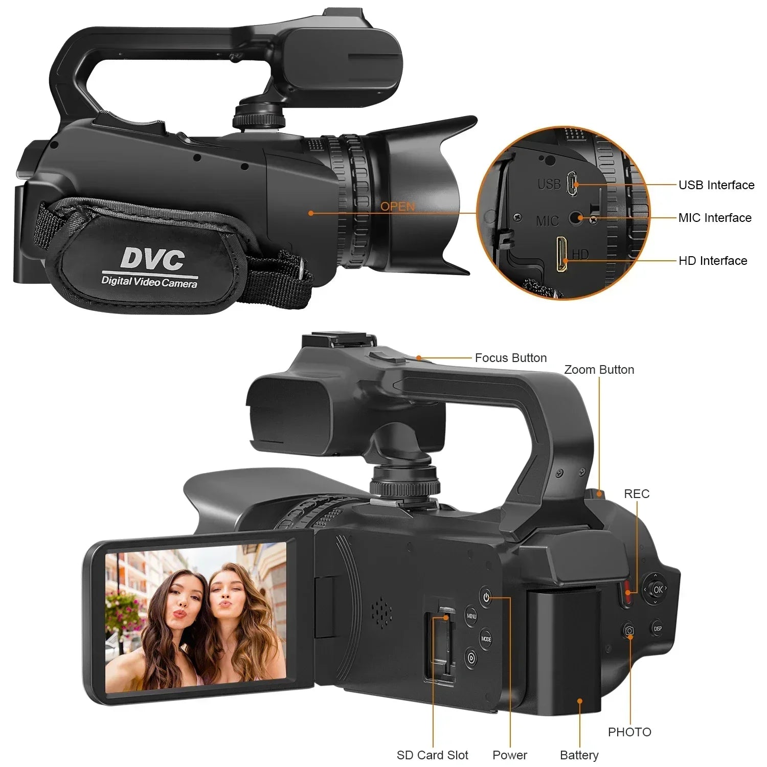 4K Professional Camcorder