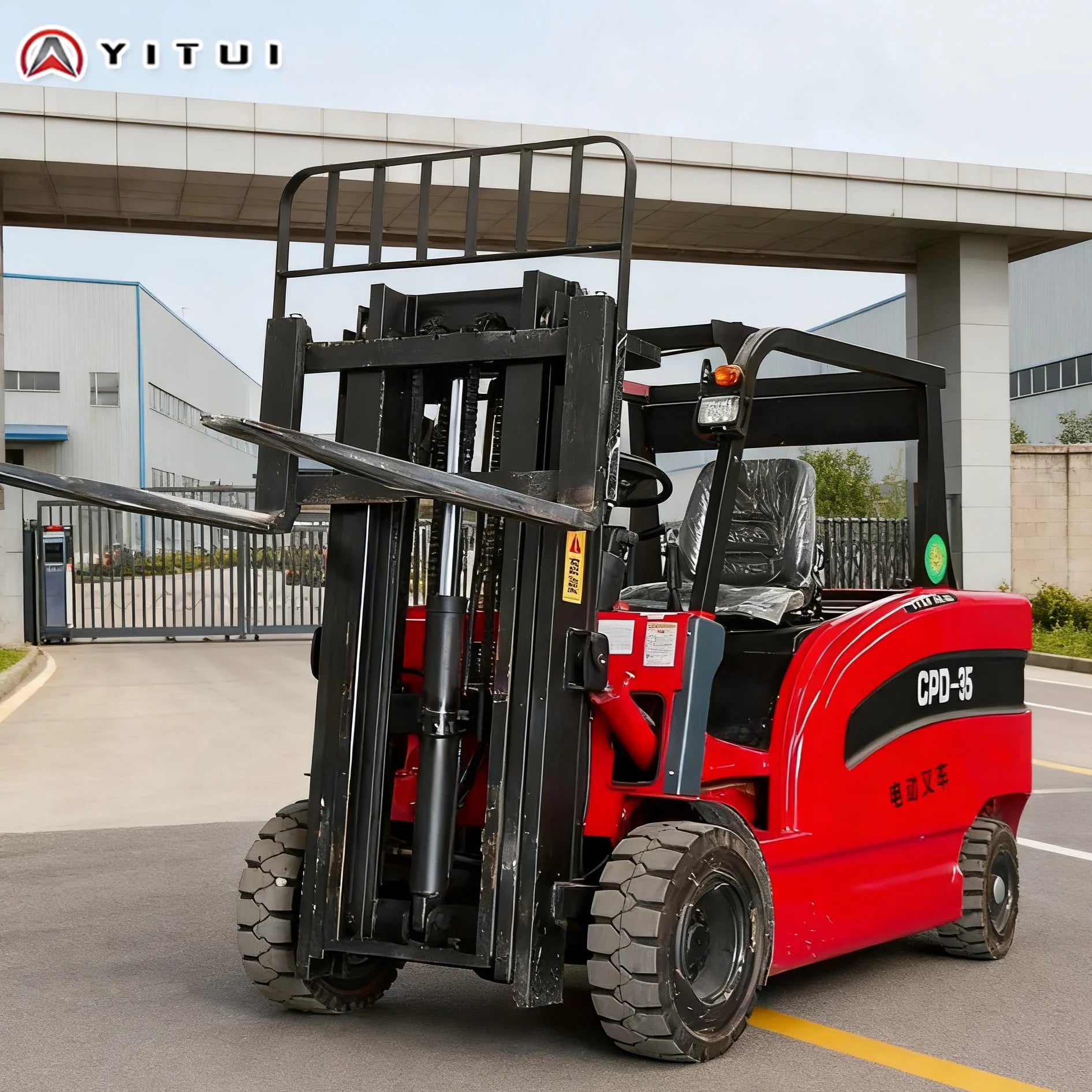 Support Customized With High Quality Generator Electric Forklift 1.5 Tons  Electric Forklift