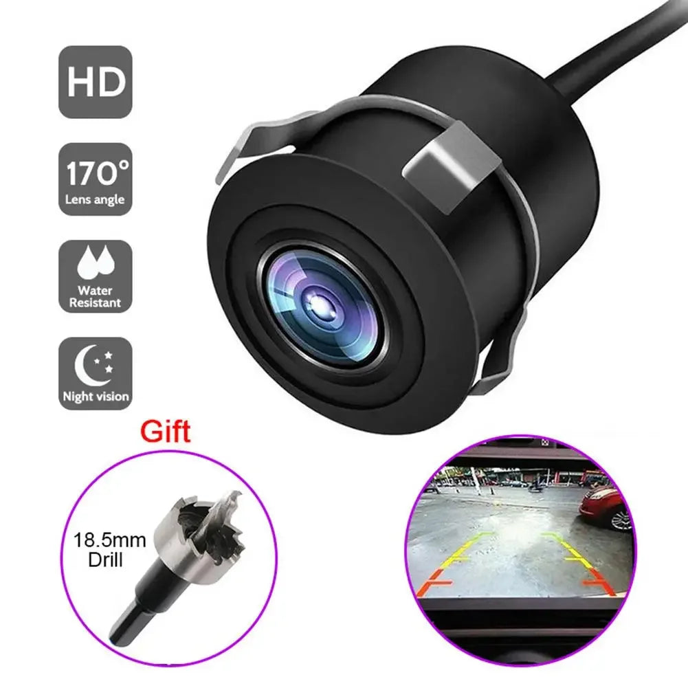 Car Rear Reverse Camera Rearview 170degree Car Infrared Auto Night Vision Waterproof Parking Reversing HD Image Sensor Rear View