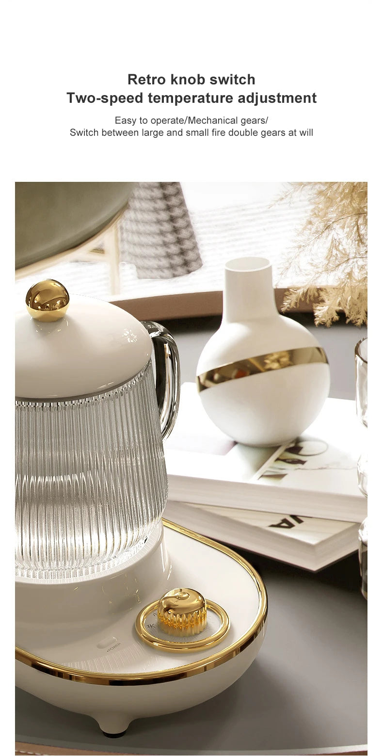 600ml Multifunctional Mini Health Pot Electric Stew Cup Tea Maker Heating Cup Fully  Bird Nest Stew Cup Home Office Gift