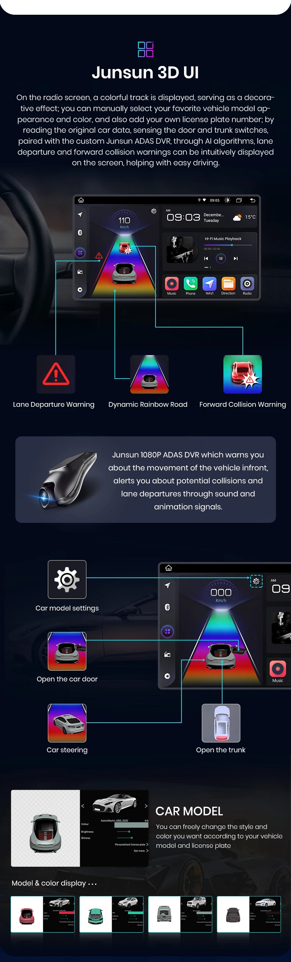 Junsun V1 AI Voice Wireless CarPlay Android Auto Radio for SKODA Octavia 2 A5 2008-2013 4G Car Multimedia GPS 2din autoradio