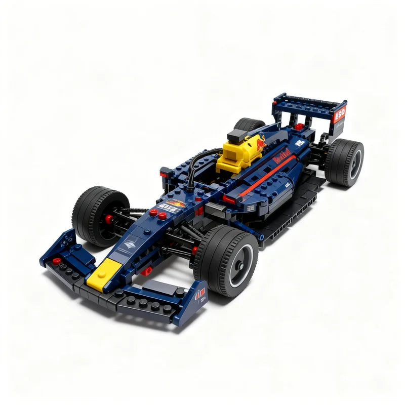2545pcs MOC Technical Red Bull F1 RB18 1 8 Model Building Blocks Construction Kids Birthday Brick DIY Idea Christmas Gifts Toy