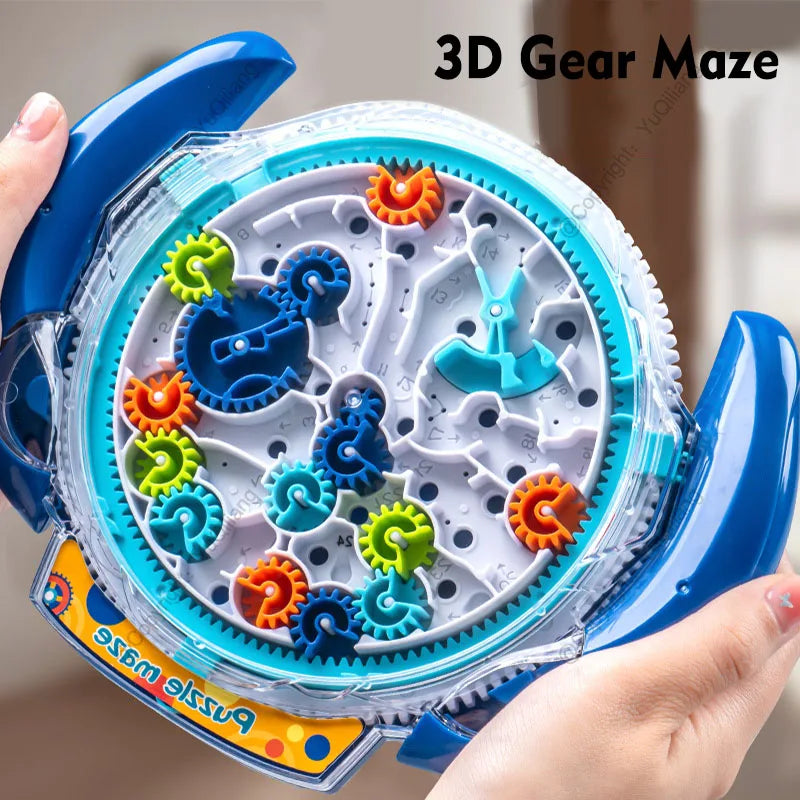 Intellectual Escape Maze Challenge, Maze Disk Gear Track Ball, Logic Training, Attention Enhancement, Children's Game Controller Toy, Parent-Child Interactive Hand-Eye Coordination Educational Toy, Holiday Gift