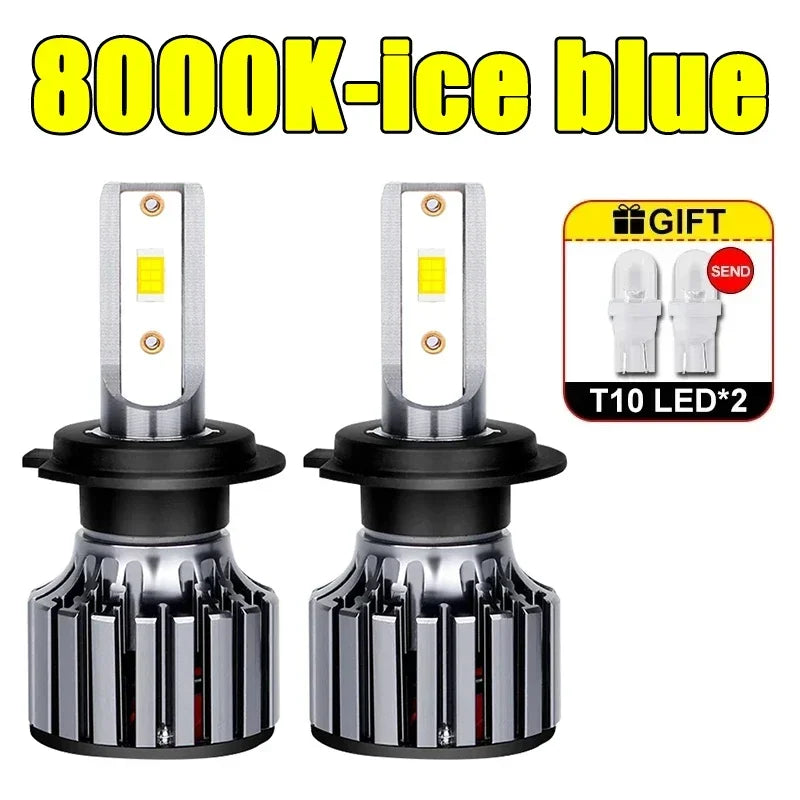 Car Headlight Bulbs 8000K 500000LM H7 H4 H1 H8 H11 LED Light H7 H11 H8 LED Fog Auto Lamp 6000K 5570 9005 9006 9012 12V Turbo 24V