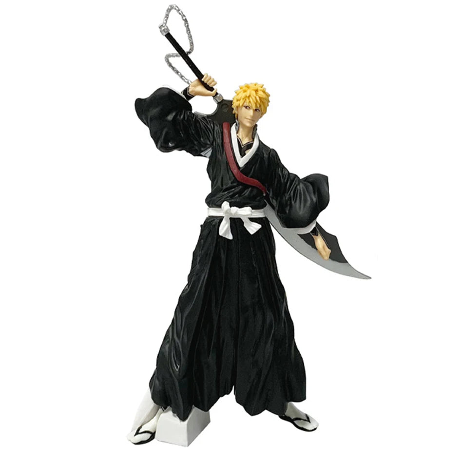 Anime Bleach Kuchiki Byakuya Kurosaki Ichigo Anime Figure Toy Action Figure Toushirou Figurine Statue PVC Model Christmas Gift
