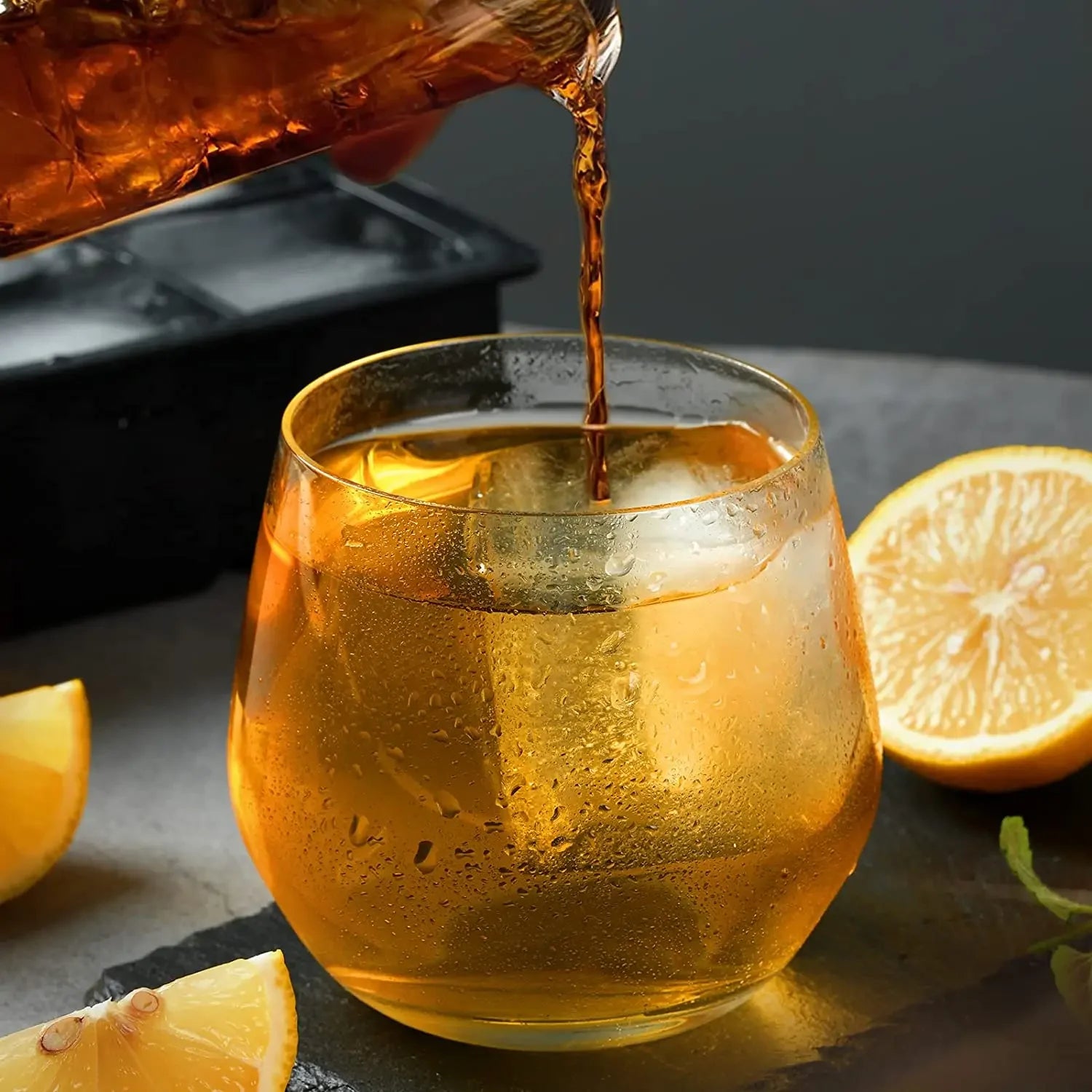 3PCS/Lot Silicone Whiskey Ice Ball Mold Large Ball Maker Mold, Round Sphere, Square Ice Cube Tray，Hole+Grid Square+37 Honeycomb