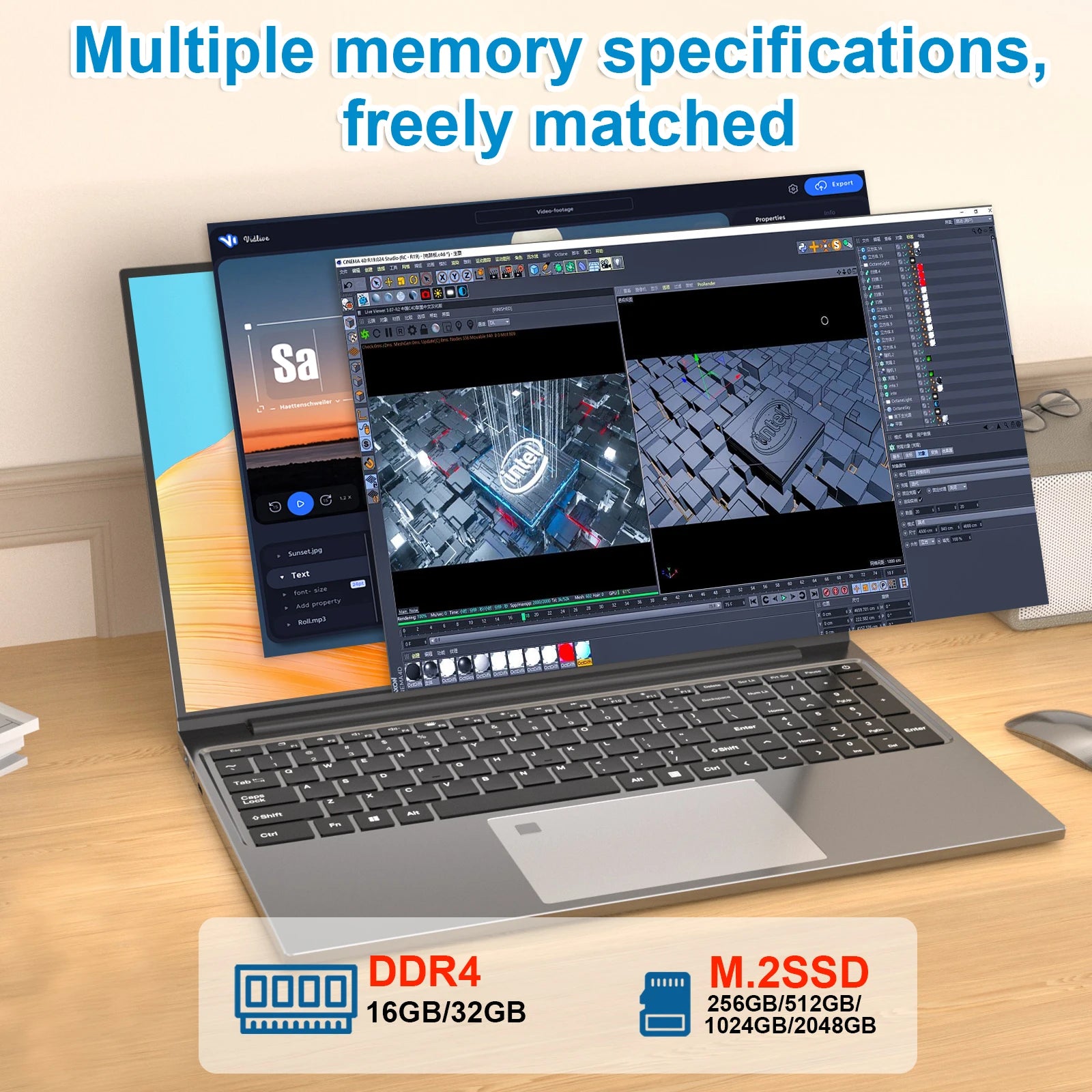 Power your work and study with this portable laptop—featuring Windows 11 Pro, 16GB RAM, and dual storage options (512GB + 1TB SSD) for fast, reliable performance!