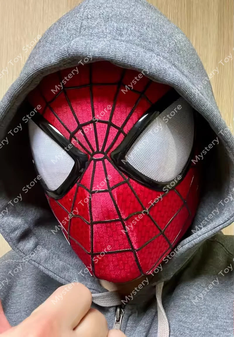 New Handmade Spiderman 2 Movie Accuracy Garfield Version Cosplay Mask Peter Parker Venom Marvel Collectible Toys Gift For Fans