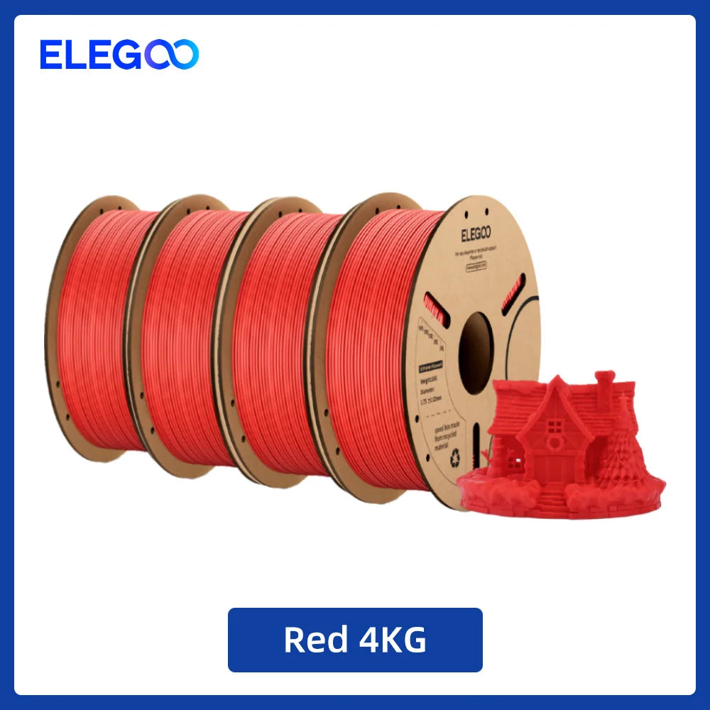 ELEGOO 1.75mm PLA Filament 1kg Plastic 3D PLA for 3D Printer Consumables Material for FDM 3D Printer NEPTUNE 3 PRO