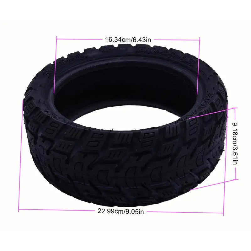 10 Inch 90/55-6 Vacuum Tire Electric Scooter Tyre, 90/55-6.5 for Electric Skateboard Hoverboard Balance Wheel Replacement Parts