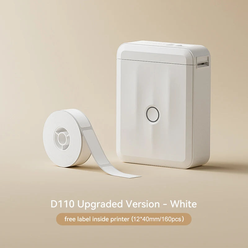 Niimbot D110M Label Thermal Self-Adhesived Printer Wireless Bluetooth Mini Portable Printer D110 Updated Version Sticker Maker