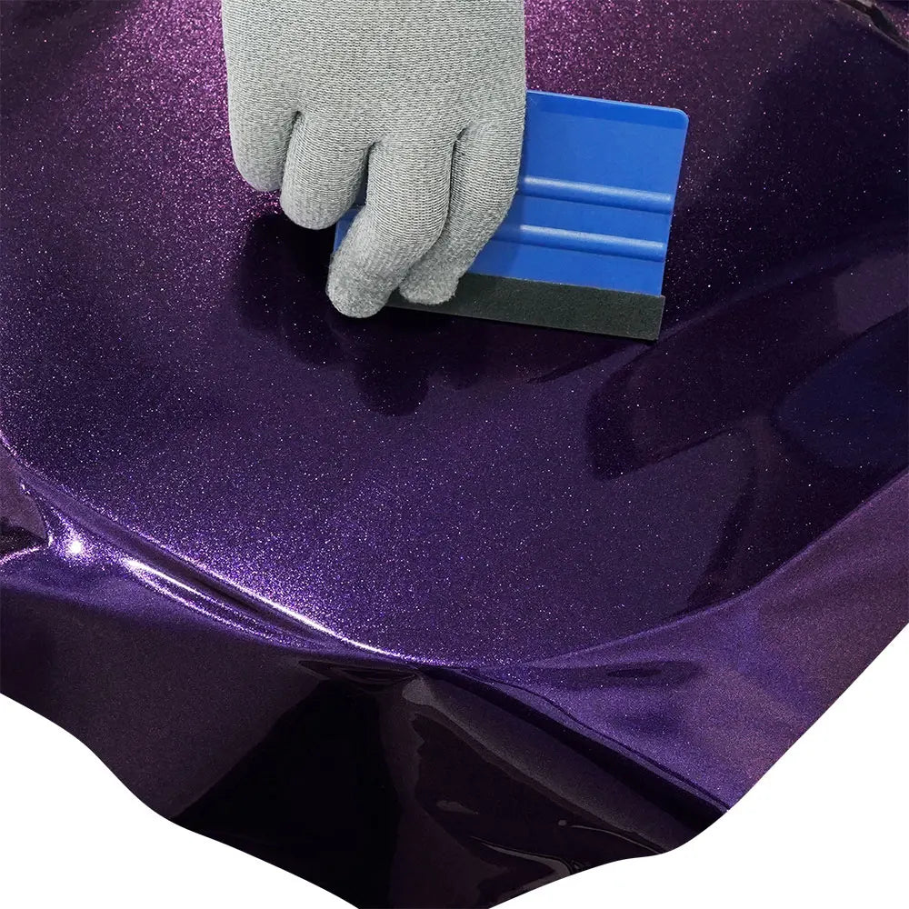 PET Diamond Purple&Gold Car Vinyl Film PVC Waterproof Scratch Resistant Sticker Motorcycle Auto Body Exterior Decoration Film