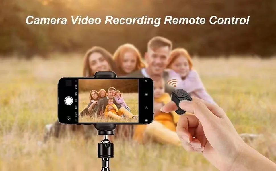 Scroll, snap, and control with ease using this TikTok scrolling ring! Compatible with iPhone, iPad, and Android devices via Bluetooth. Features remote page turning, camera shutter, short video, and music controls—all from your finger!