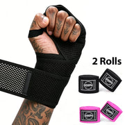 2 Rolls 3M Mesh Boxing Bandage Sports Strap Sanda KickBoxing MMA Hand Gloves Belt Wrist Wraps Muay Thai Training Gauntlets