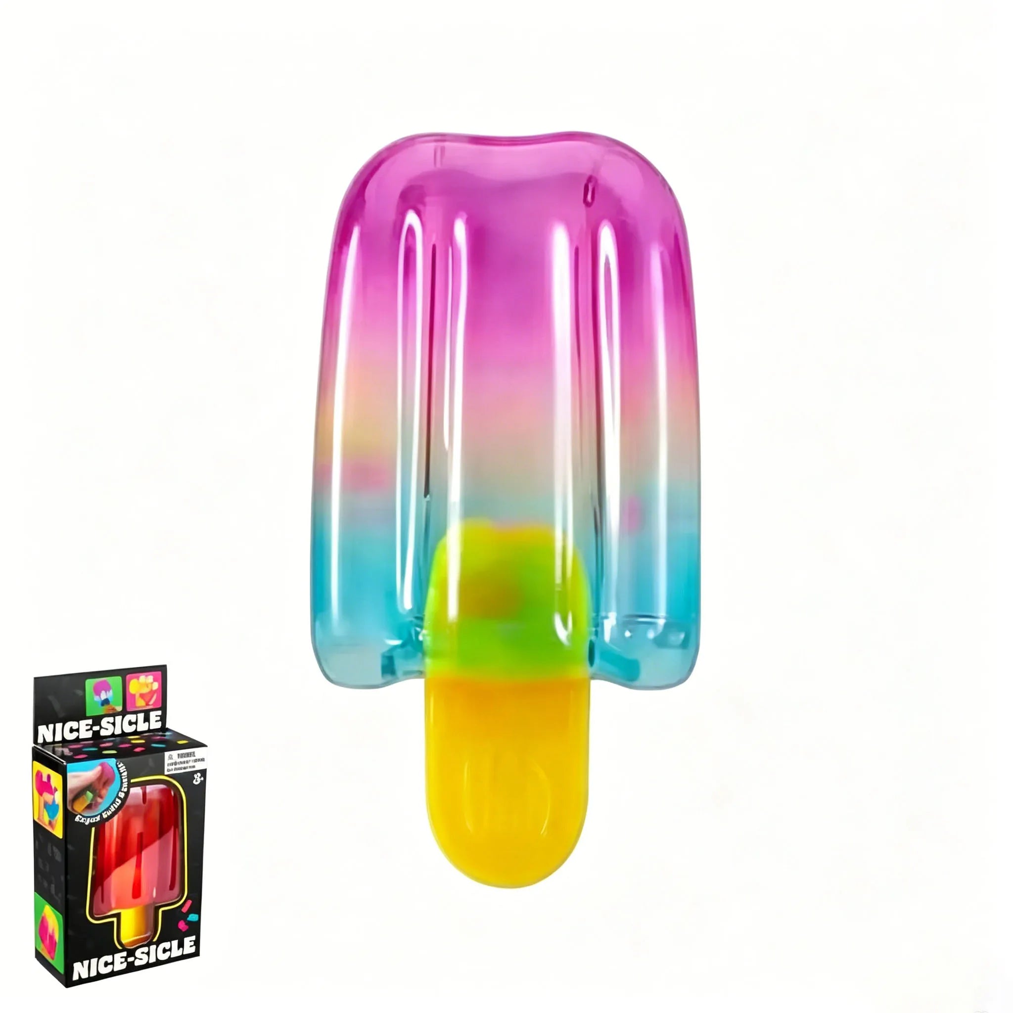 Nice-Sicle Popsicle Sensory Squeeze Toy Super Stress ice lolly Relief for Kids Adults Summer Easfestival gifts 2026