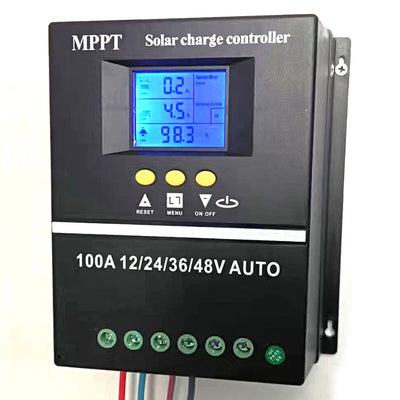 Efficiently manage your solar power system with this 100A/80A/60A MPPT/PWM solar charge controller—compatible with 12V, 24V, 36V, and 48V systems for reliable battery charging and protection.
