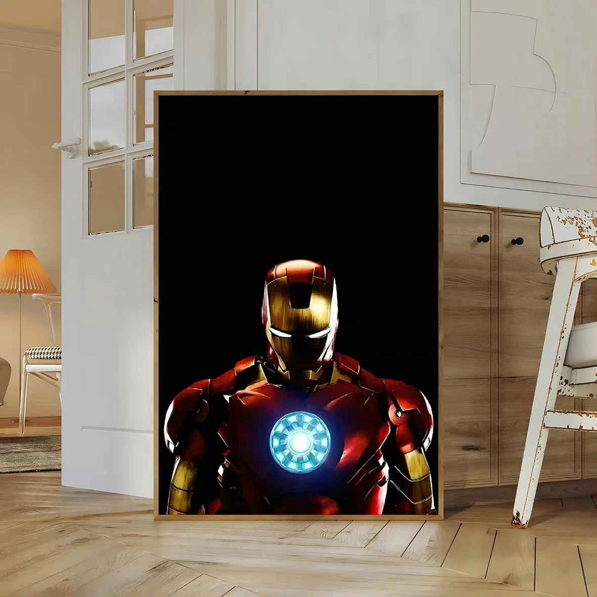 1PC frameless, Paintings Avengers Poster Print Marvel Movie Figures Decor Iron Man Wall Art Canvas Painting Superhero Kid