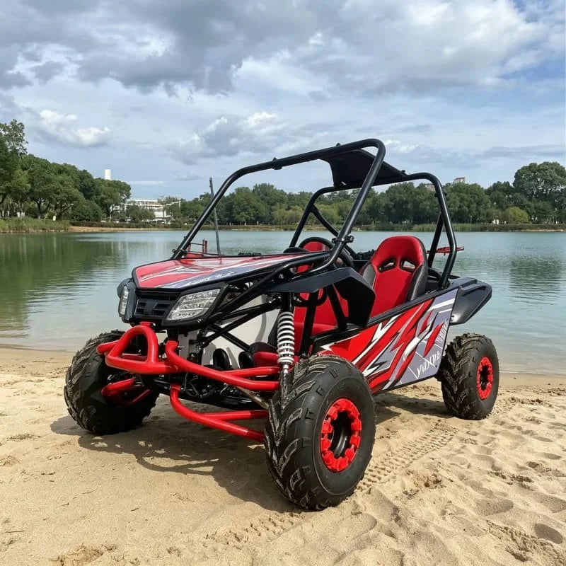 Hot Sale Dune Buggy 250cc 4 Stroke Gas Powered Off Road Go Kart with Automatic CVT for Sand Dune Beach Adventure for Family Fun