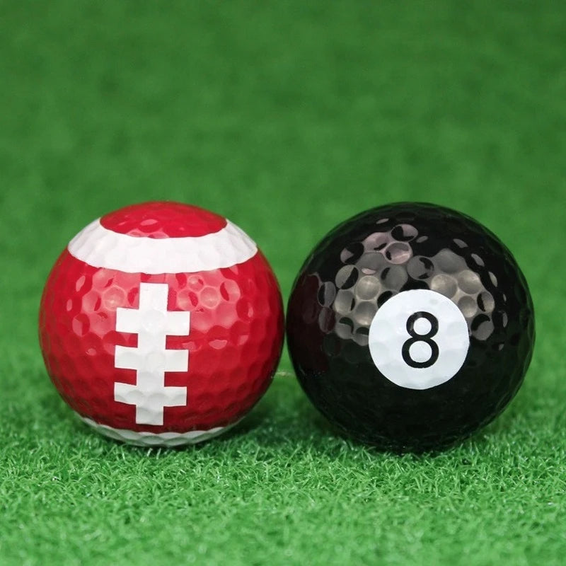 Designed Practice Golf Ball 3 Layers Balls Limited Gift Pattern Printed Golf Ball Decoration Collection Kit 42MM 45g New Ball