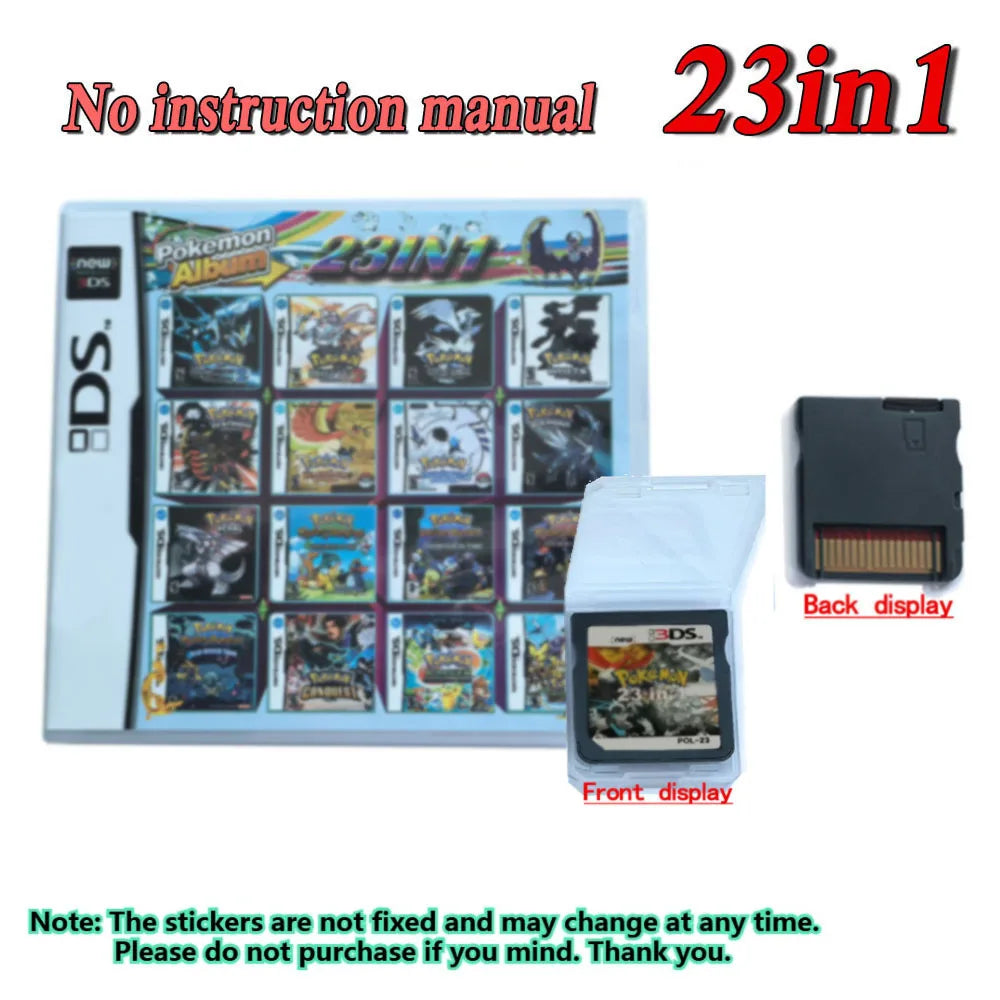 4300 in 1  Pokemon Game Cards DS NDS 3DS 3DS NDSL