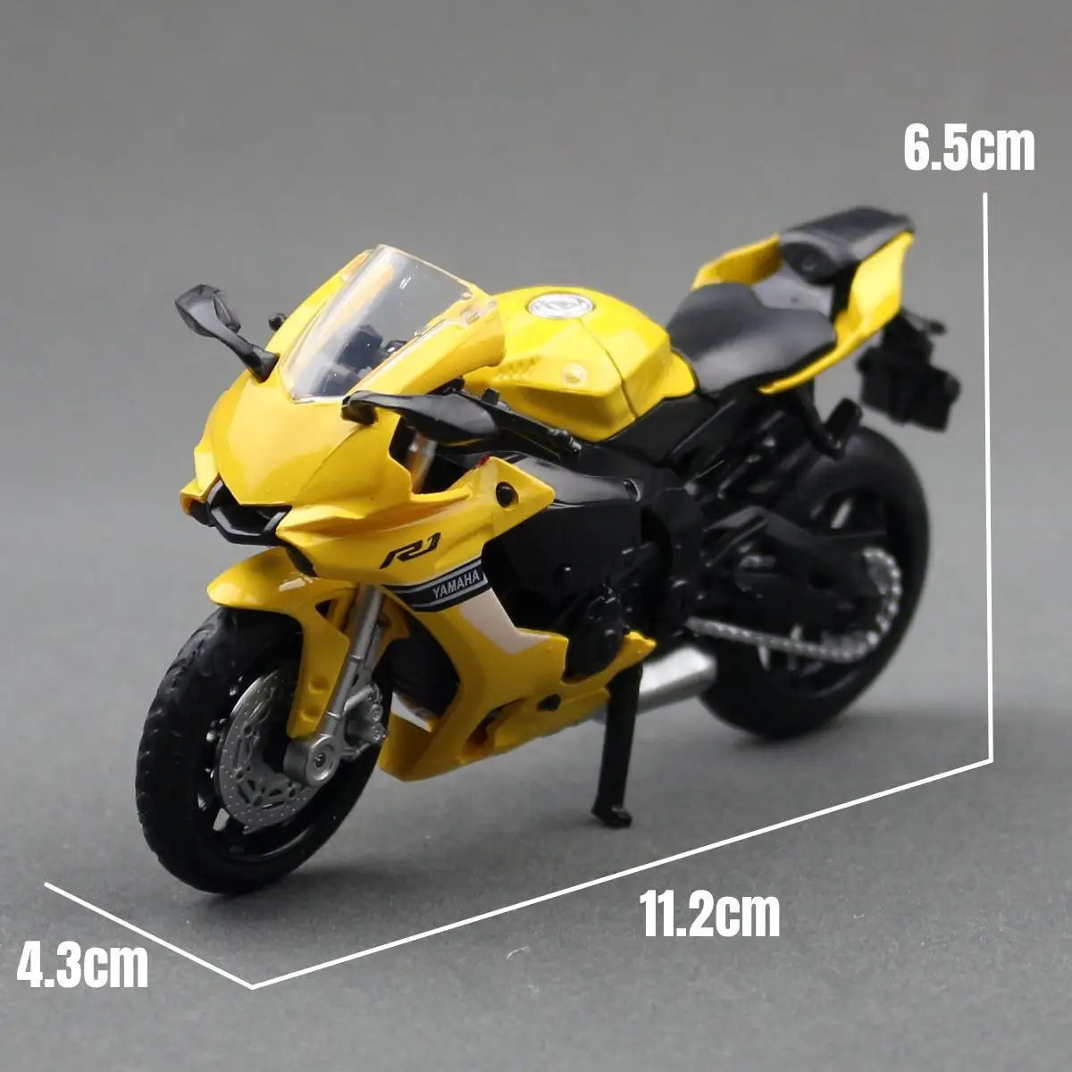 1/18 Yamaha YZF-R1 Toy Motorcycle Diecast Metal Miniature Vehicle Model 1:18 Super Racing Collection Gift for Children Boys Kid