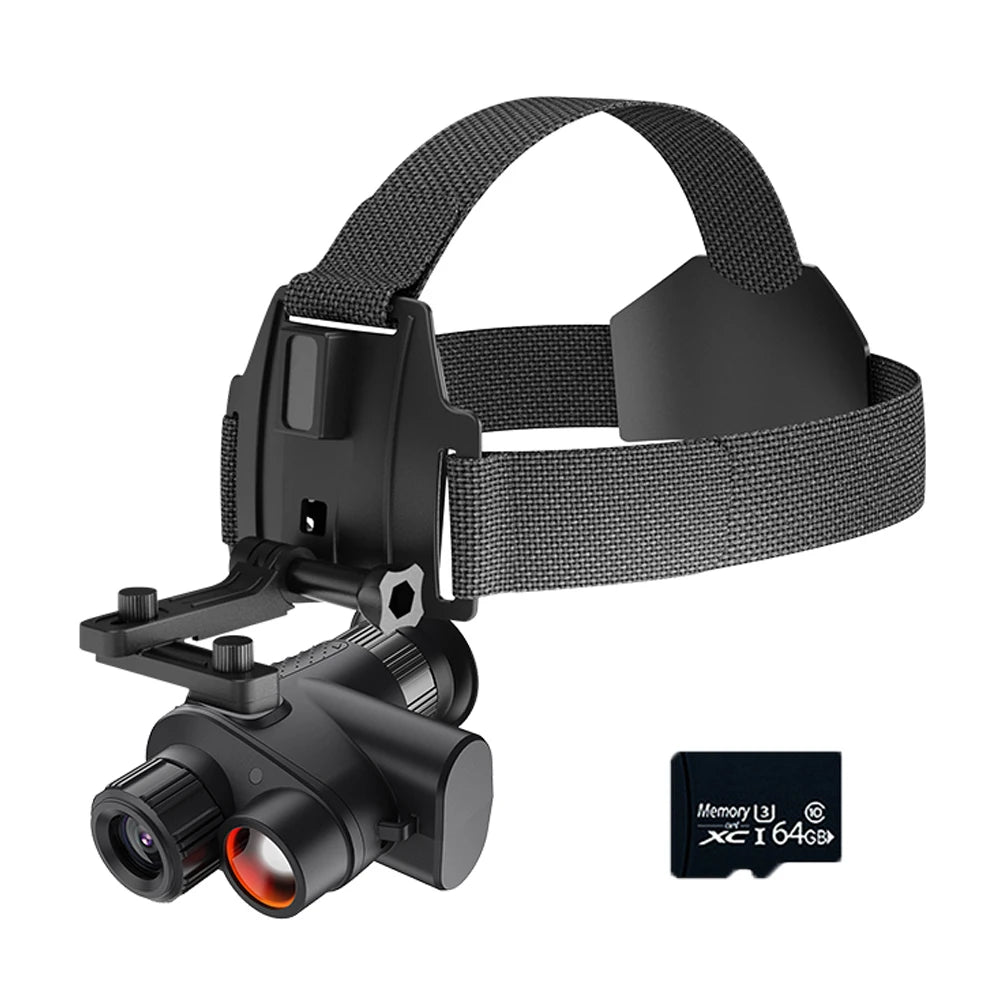 NV4500 4K UHD Infrared Night Vision Monoculars Googles Head-Mounted Mini Digital Tactical Telescope Camera for Hunting Camping