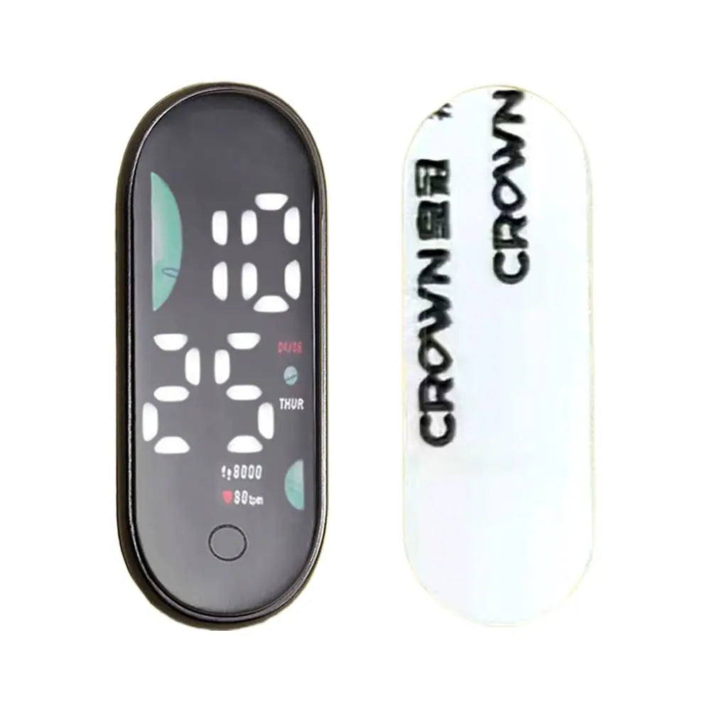 Luminous Motorcycle Car Clock Auto Internal Stick-On Mini Sport Waterproof Watch Mechanics Led Clocks Auto Ornament Accessories