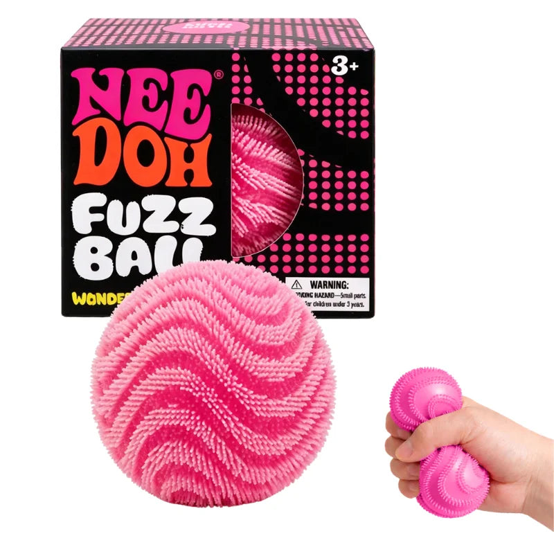 New Schylling NeeDoh Fuzz Ball & Maltose Candy Sensory Squeeze Toy Stress Relief Fidget Ball for Adults Kids Toy