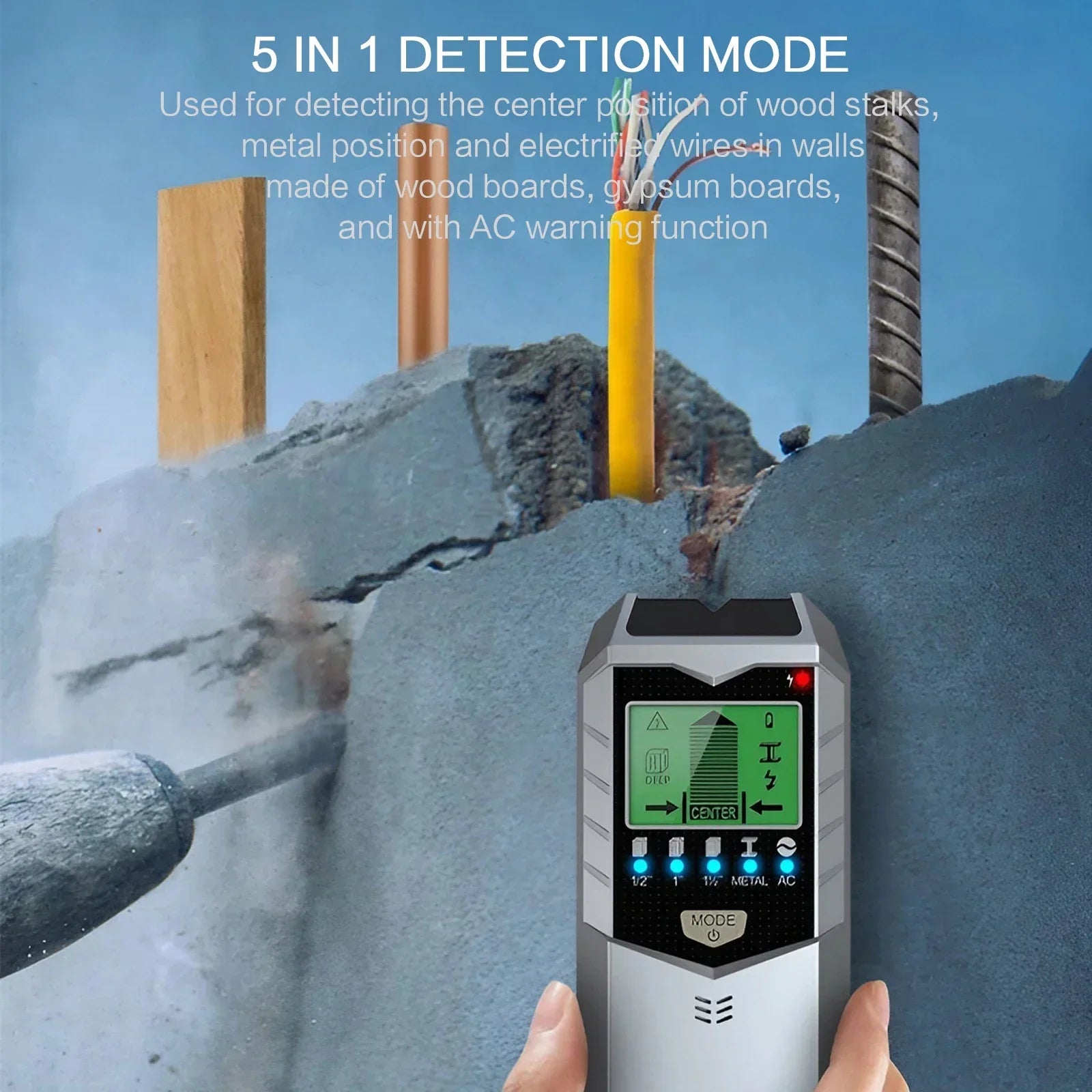 5in1 Wall Metal Detection Instrument