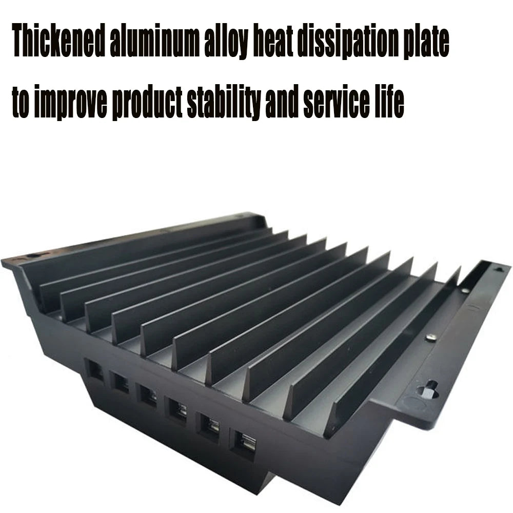 Efficiently manage your solar power system with this 100A/80A/60A MPPT/PWM solar charge controller—compatible with 12V, 24V, 36V, and 48V systems for reliable battery charging and protection.