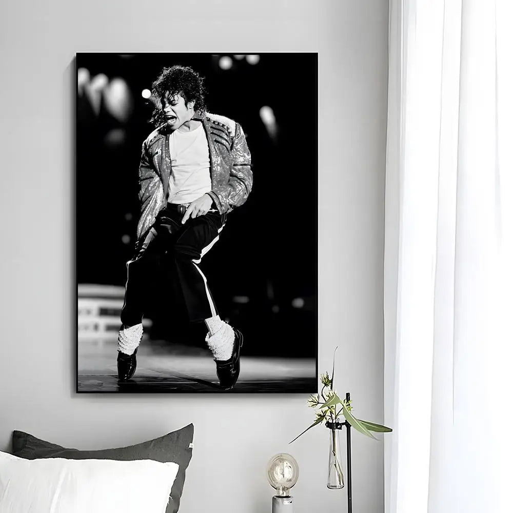 MJ Michael Jackson Poster Wall Art Print Decorative Mural Home Decor Gift Unframed