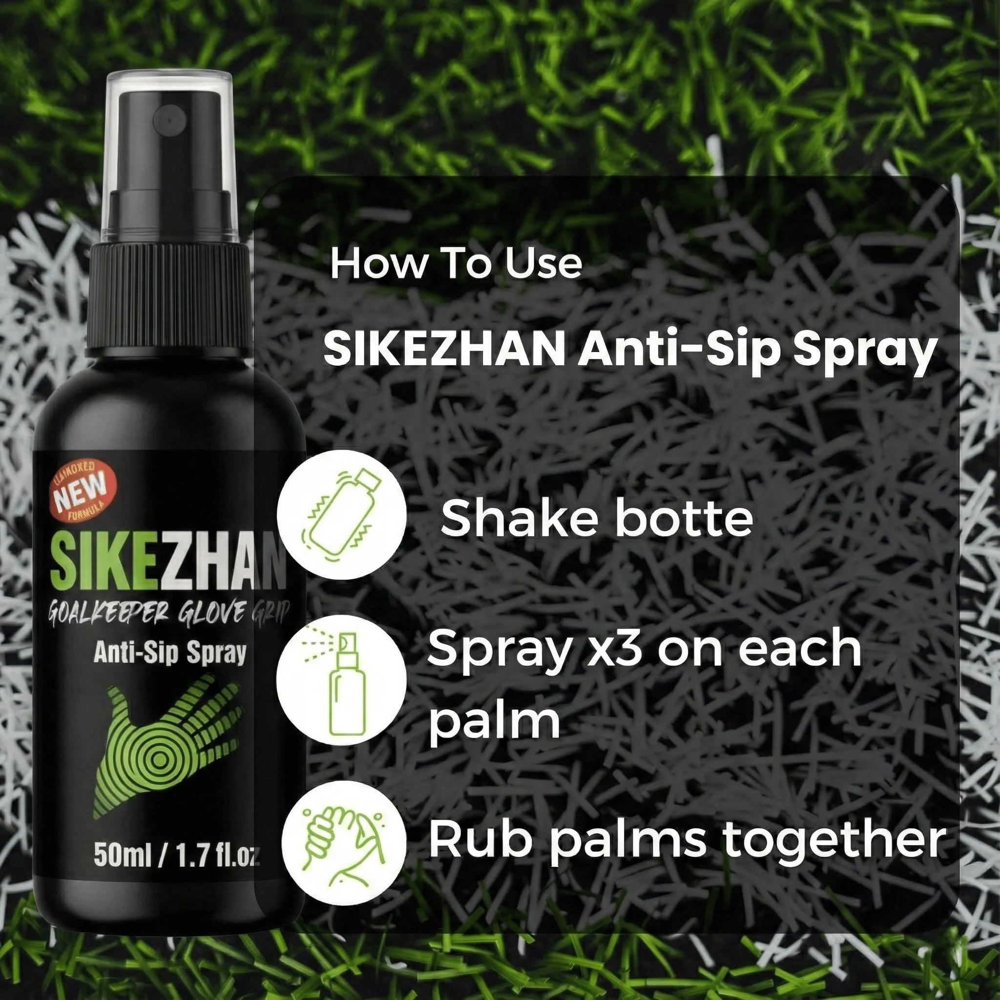 Goalkeeper Glove Grip Spray Extra Sticky for Soccer & American Football Non-Slip Tackifier Revive Old Gloves Grip Boost Glue