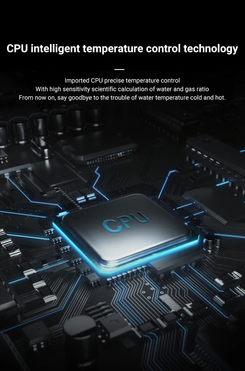 DIVEDEER Wall-mounted Water Heater 8L/12L/16L/18L LPG Water Heater Household Automatic Fast Gas Water Heater