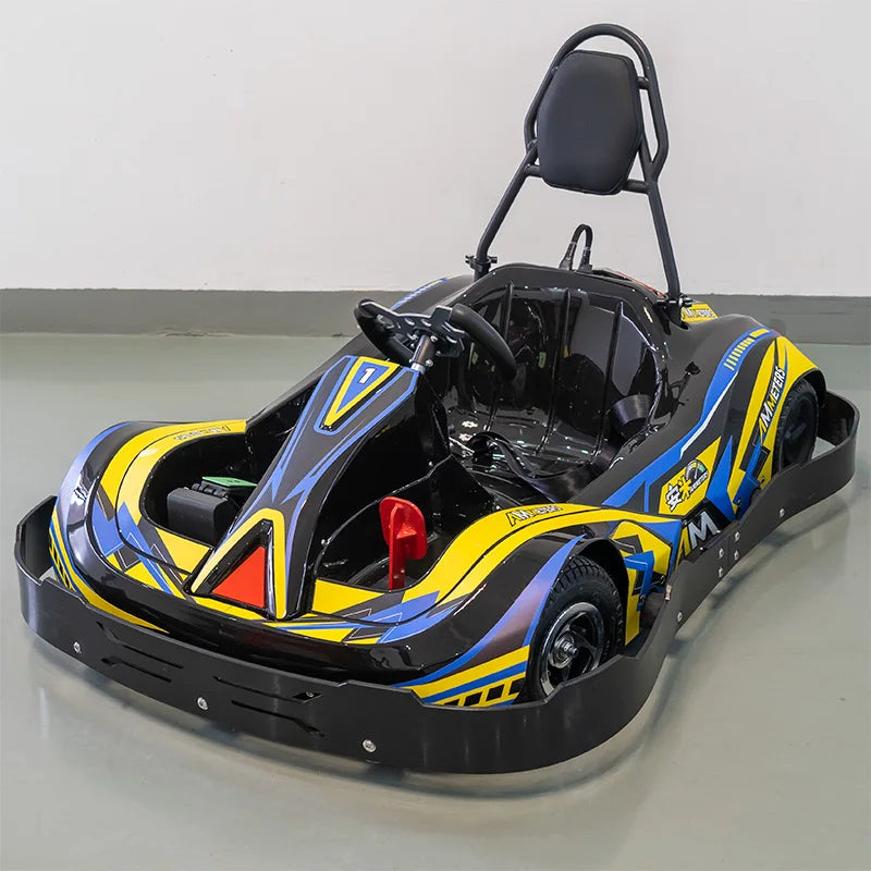 Adult High-Speed Off-Road Go-Kart 196cc 4-Stroke 6.5HP High-Torque Engine with Hydraulic Brakes for Outdoor Adventure Leisure