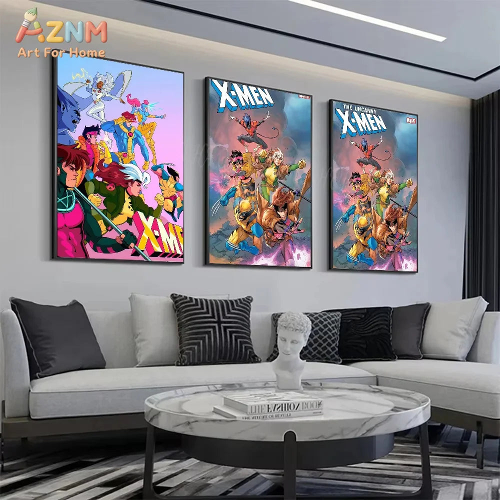 1pc X-X-M-MEN Classic Movies Poster Poster Art Print Bar Living Room Furniture Decor