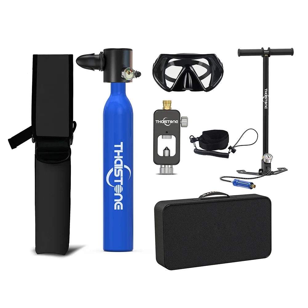 THAIITONEE-Mini Scuba Diving Tank, Underwater Swimming Swimmer, Cylinder Equipment, Dive Bottle, Oxygen, 0.5L, 5-10 Minutes